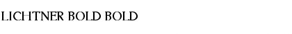 Lichtner bOLD Bold Font