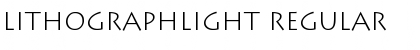 LithographLight Font