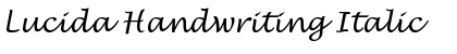 Lucida Handwriting Italic