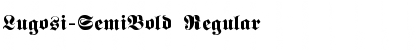 Lugosi-SemiBold Regular Font
