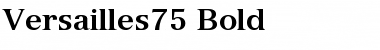 Versailles75 Bold Font
