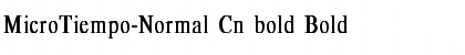 MicroTiempo-Normal Cn bold Font