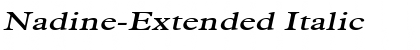 Nadine-Extended Italic