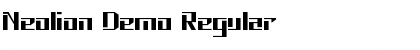 Neolion Demo Font