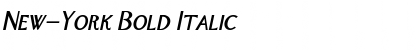 New-York Bold Italic Font