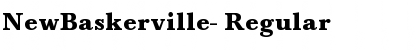 NewBaskerville- Regular Font