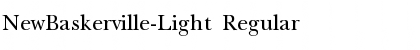 NewBaskerville-Light Font
