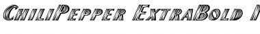 ChiliPepper-ExtraBold Italic Font