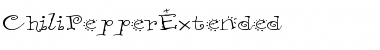 ChiliPepperExtended Font