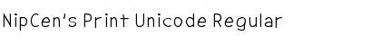 NipCen's Print Unicode Font