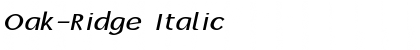 Oak-Ridge Italic