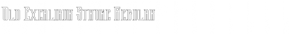 Old Excalibur Stroke Regular Font