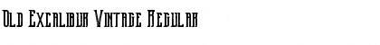 Old Excalibur Vintage Regular Font