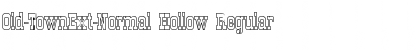 Old-TownExt-Normal Hollow Regular Font