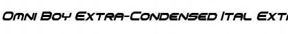 Omni Boy Extra-Condensed Ital Extra-Condensed Italic