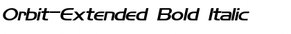 Orbit-Extended Bold Italic