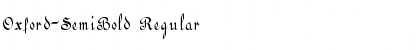 Oxford-SemiBold Font