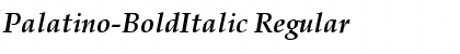 Palatino-BoldItalic Font