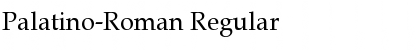Palatino-Roman Regular Font