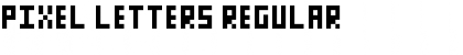 Pixel Letters Regular Font