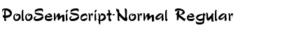 PoloSemiScript-Normal Font