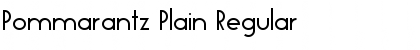 Pommarantz Plain Regular Font