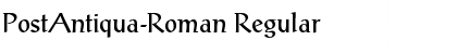 PostAntiqua-Roman Font