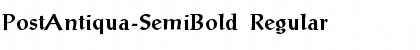 PostAntiqua-SemiBold Font