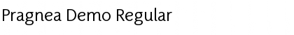 Pragnea Demo Regular Font