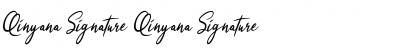 Qinyana Signature Qinyana Signature Font