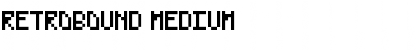 RetroBound Medium Font