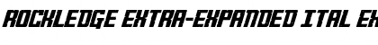 Rockledge Extra-Expanded Ital Font