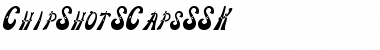 ChipShotSCapsSSK Font