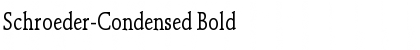 Schroeder-Condensed Bold