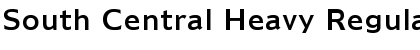 South Central Heavy Regular Font