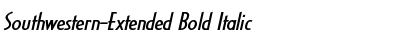Southwestern-Extended Bold Italic