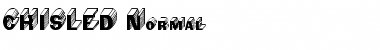 CHISLED Normal Font