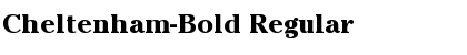 Cheltenham-Bold Regular Font
