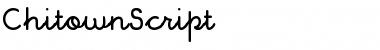 ChitownScript Font