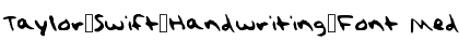 Taylor_Swift_Handwriting_Font Medium Font