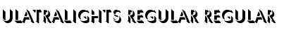 UlatraLights Regular Regular Font