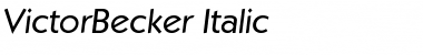 Download VictorBecker Font