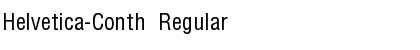 Helvetica-Conth Regular Font