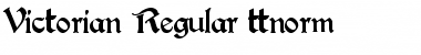 Victorian Regular Font