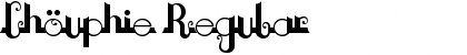 Chouphie Regular Font