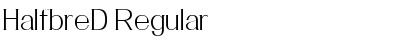 HalfbreD Font