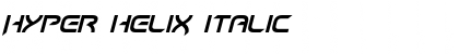 Hyper heliX Italic Font