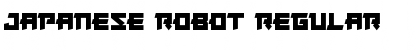 Japanese Robot Regular Font