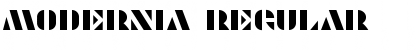 Modernia Regular Font