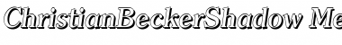 ChristianBeckerShadow-Medium Italic
